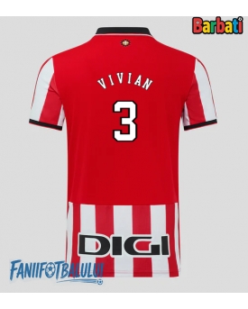 Athletic Bilbao Dani Vivian #3 Tricou Fotbal Replică 2025-26 Barbati Acasa